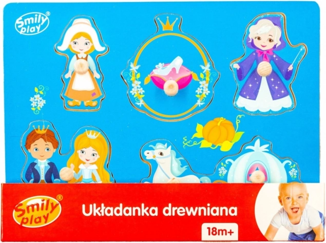 Dřevěná vkládačka Popelka