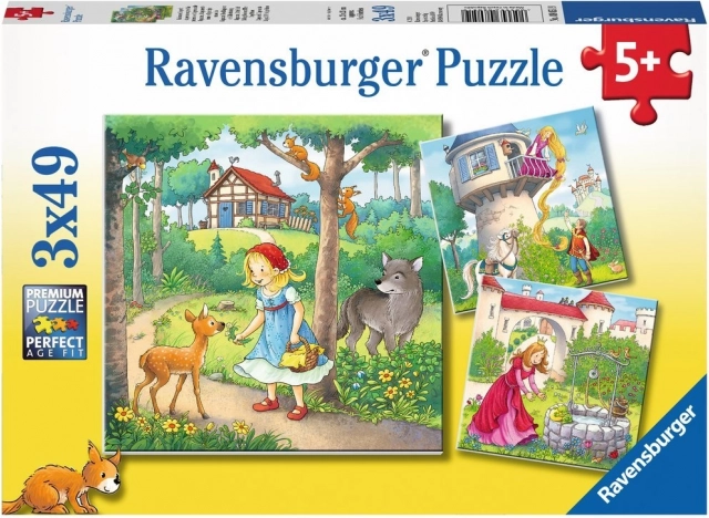 Ravensburger puzzle Klasické pohádky 3x49 dílků