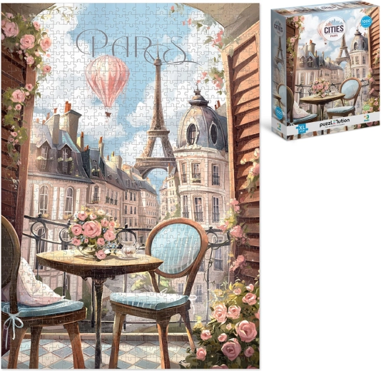 Puzzle Paříž 1000 dílků 48 × 68 cm