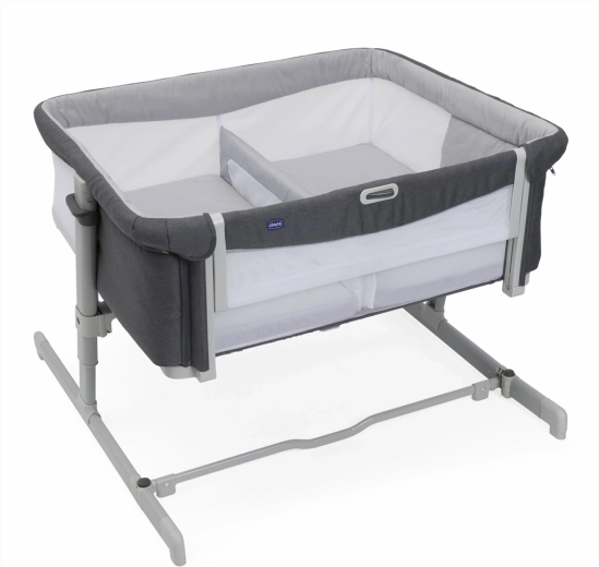 Chicco Next2Me Twins postýlka pro dvojčata – Magnet Grey
