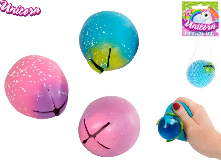 Unicorn stlačitelné antistresové vejce s jednorožcem