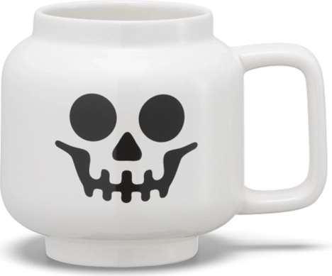 Keramický hrnek LEGO – hlava minifigurky kostlivce 255 ml