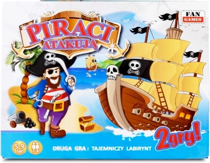 Piráti útočí – vzdělávací stolní hra pro děti