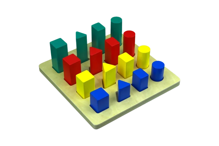 Montessori žebřík – geometrická tělesa