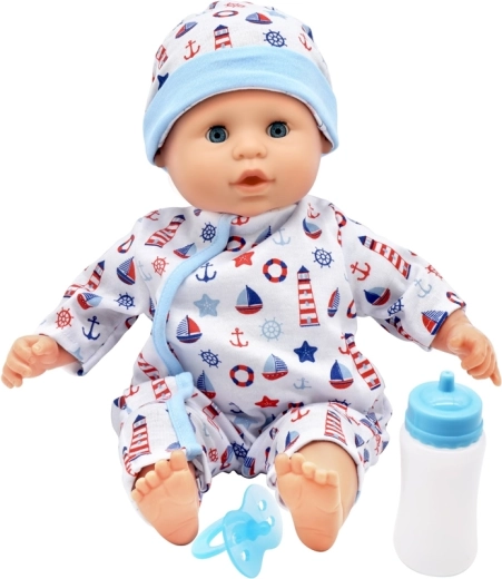 Panenka Dolls World Miminko Baby Joy modrá 38 cm