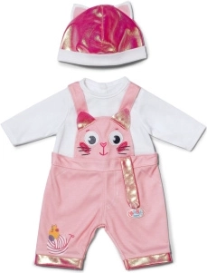 BABY born kočičí overal s čepičkou pro panenky 43 cm