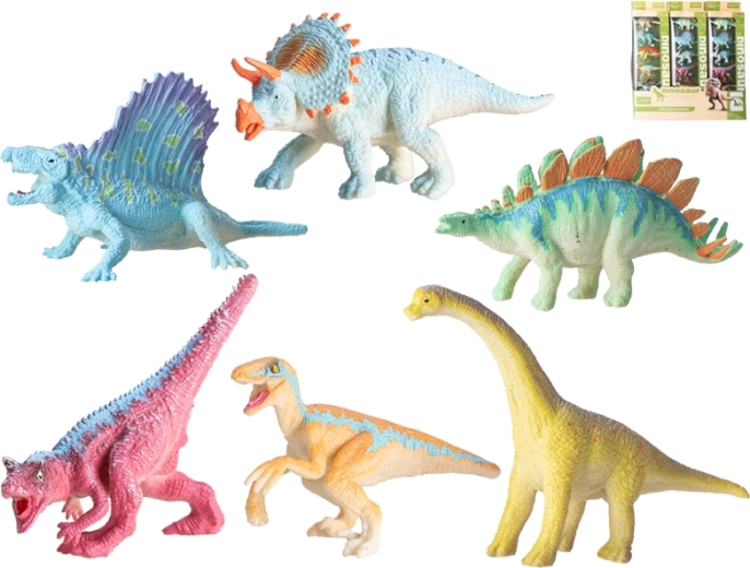 Sada plastových dinosaurů 6 ks (9–12 cm)