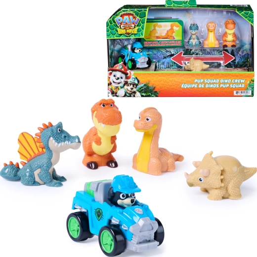 Spin Master Paw Patrol: The dino movie sada rex s vozidlem a figurkami dinosaurů