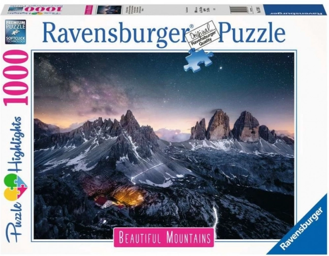 Puzzle tří věží Dolomit 1000 dílků Ravensburger