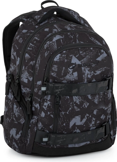 Bagmaster nomad 25 studentský batoh černo-šedý