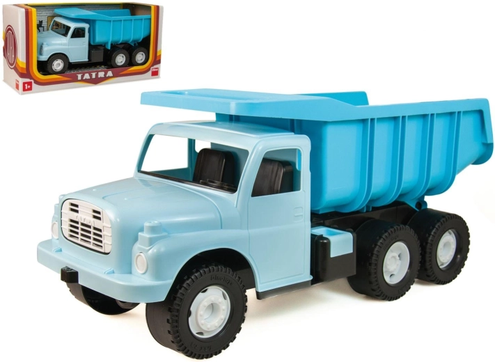 Tatra 148 plastový sklápěč 72 cm světle modrá v krabici