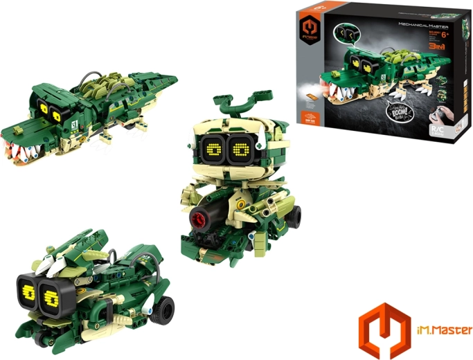 iM.Master stavebnice robot krokodýl 3v1 RC na dálkové ovládání