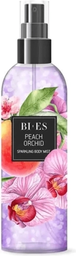 Třpytivý tělový sprej BI-ES Peach Orchid 200 ml