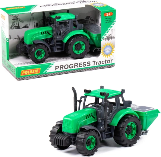 Dětský traktor Progress s rozmetadlem hnojiva - 1 kus