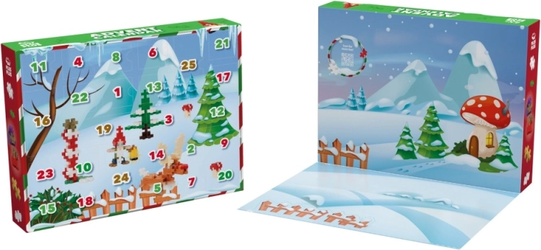 Plus-Plus adventní kalendář (600 ks)