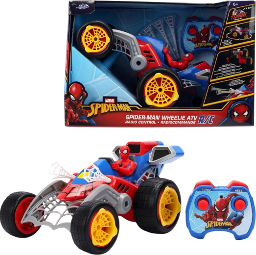 Spider-Man dálkově ovládaná buggy se střelbou pavučin 1:20