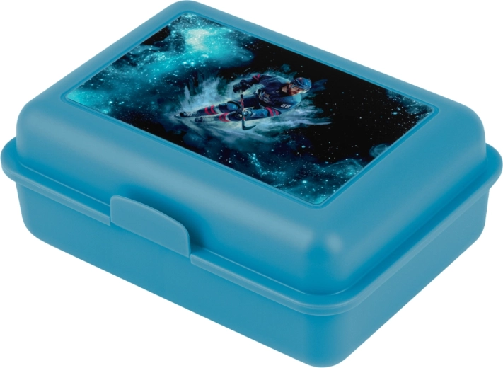 Baagl box na svačinu Hokej, modrý