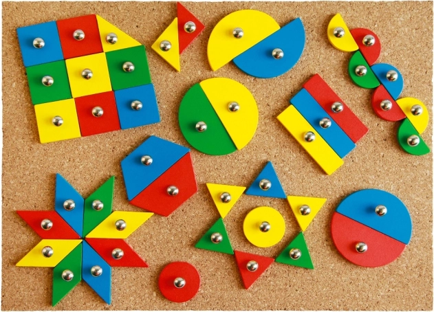 Lena zatloukací hra obrazce pro děti