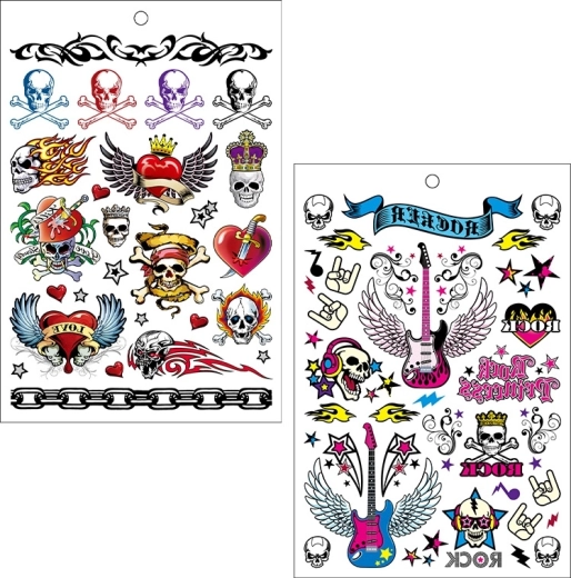 Tetovací samolepky – kniha s více než 200 motivy