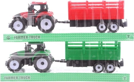 Traktor s vlečkou – plastový model pro děti