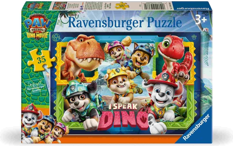 Ravensburger Tlapková patrola: dinosauří film – puzzle 35 dílků