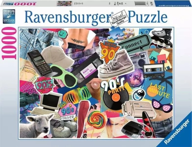 Puzzle Ravensburger 1000 dílků 90. léta