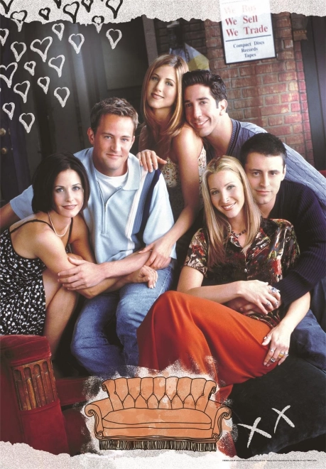 Clementoni puzzle Přátelé 1000 dílků