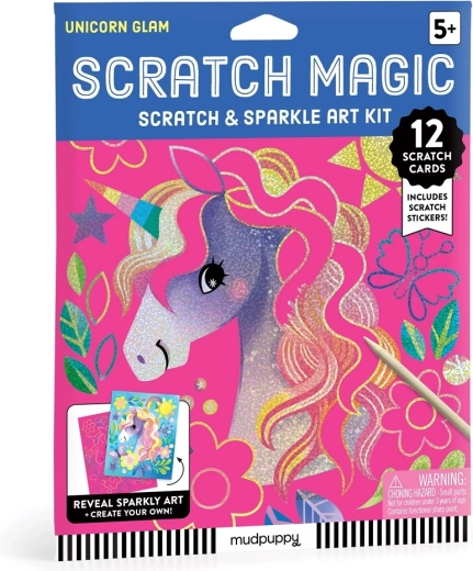 Mudpuppy kreativní vyškrabávací sada jednorožec