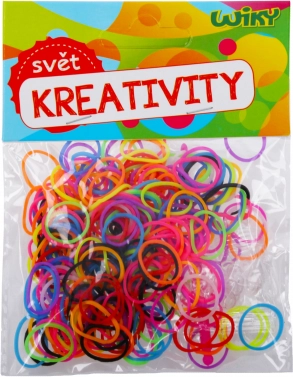 Kouzelné zaplétací gumičky v různých barvách, 200 ks