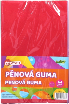 Samolepicí pěnová guma A4 20x30 cm, 10 ks