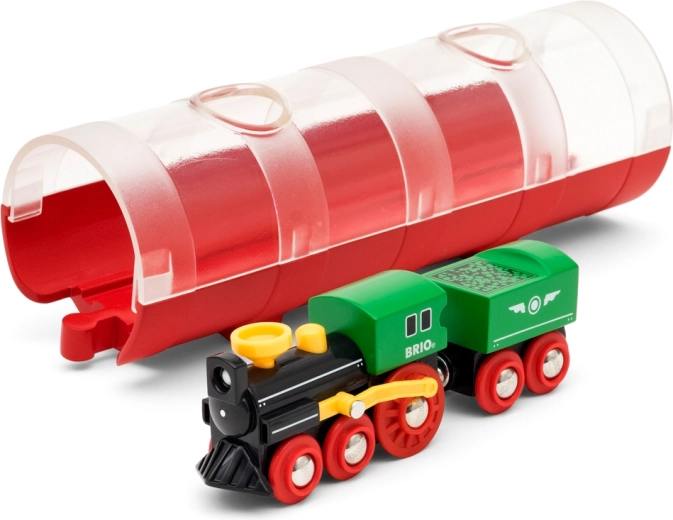 BRIO World tunel a parní vlak