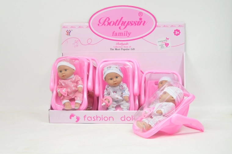 Mini figurky miminek v nosítku (6 ks)