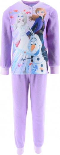Dětské fleecové pyžamo Disney Frozen v dárkovém boxu, tmavě fialové – Velikost: 98