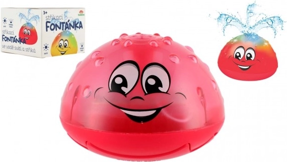 Svítící vodní fontánka do vany na baterie – Červená