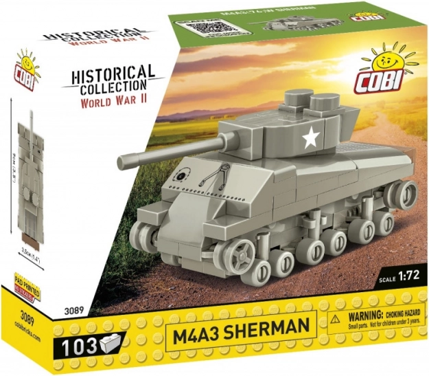 Stavebnice COBI Historical Collection M4A3 Sherman 1:72