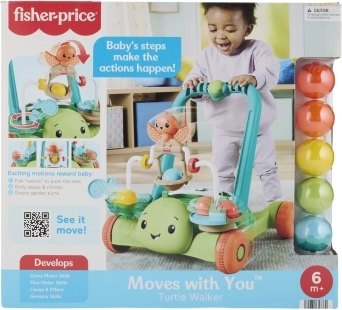 Fisher-Price interaktivní chodítko želva