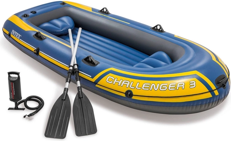 Nafukovací člun Intex Challenger 3 set pro 3 osoby