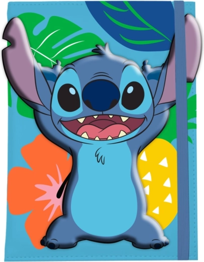 Lilo a Stitch premium 3D blok A5 modrý