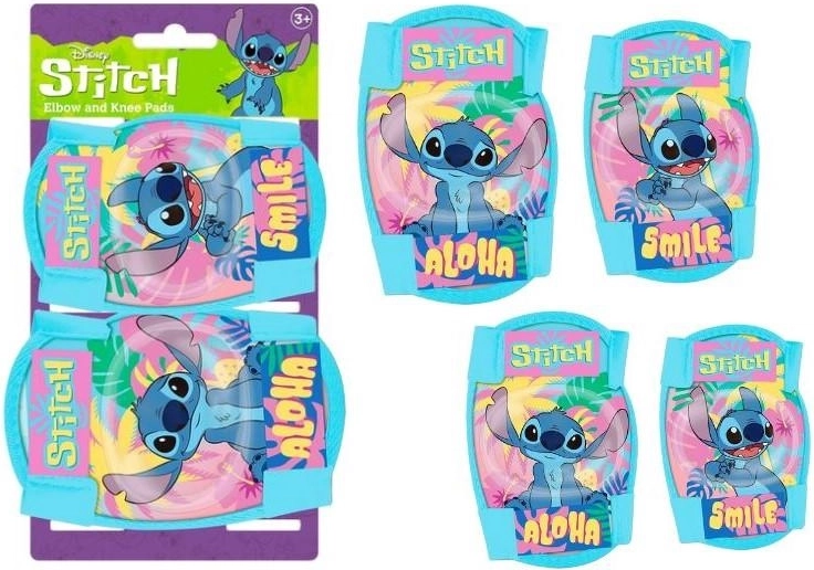 Sada chráničů kolen a loktů Lilo a Stitch (Stitch) - 4 ks