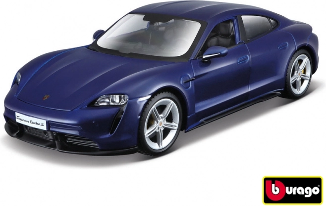 Model auta Porsche Taycan Turbo S 2019 v měřítku 1:24