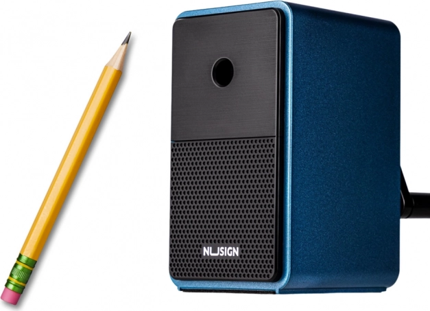 Strouhátko na kličku s nádobou a regulací břitu, modré