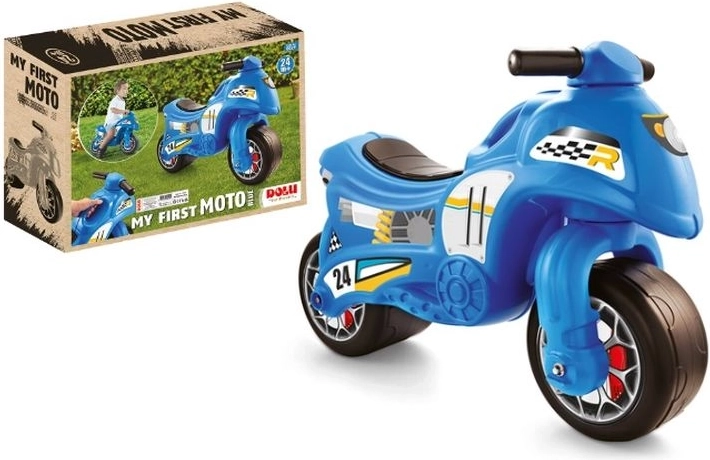DOLU můj první motorka modrá