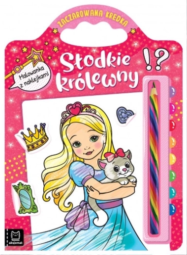 omalovánky s nálepkami – sladké princezny