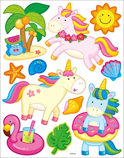 Dekorativní samolepky na zeď jednorožec