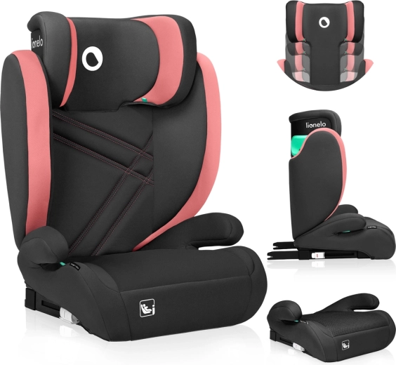 Lionelo autosedačka Hugo i-Size 100–150 cm pink baby