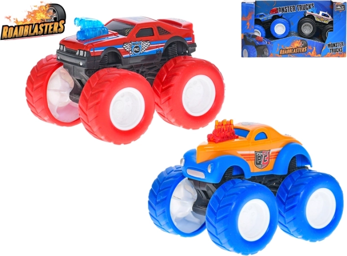 Sada monster trucků Roadblasters se setrvačníkem 8 cm