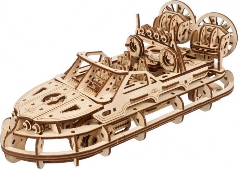 Ugears záchranné vznášedlo – 3D dřevěné mechanické puzzle