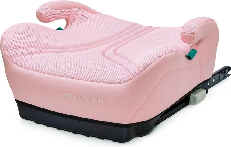 Kinderkraft podsedák I-Boost 2 Pro, růžový (125–150 cm, i-Size)