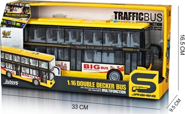 Autobus se světelnými a zvukovými efekty pro děti