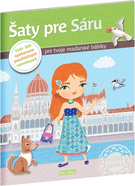 Šaty pro Sáru - Kniha samolepek